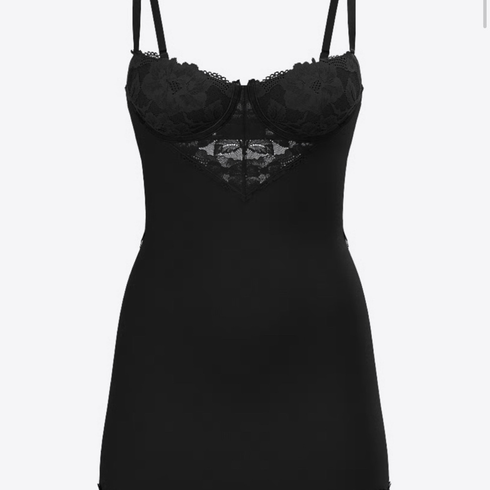 Victoria's Secret pink Lace slip dress